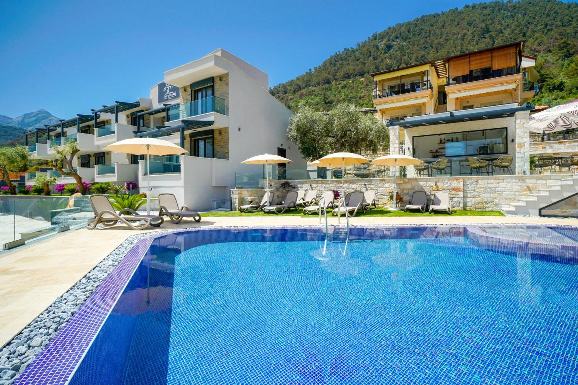 Brothers Htl Thassos Chrysi Ammoudia Exterior photo